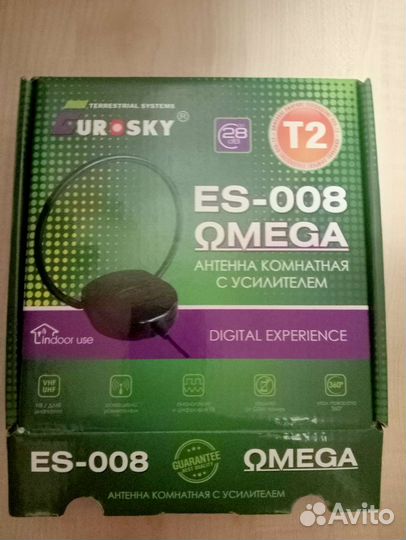 Антенна комнатная с усилителем