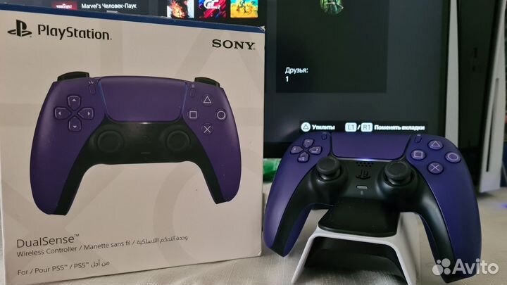 DualSense Galactic Purple (фиолетовый)