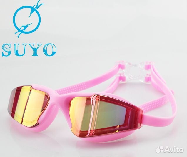 Очки для плавания с футляром