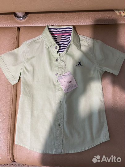 Рубашки разные на мальчика 110-116