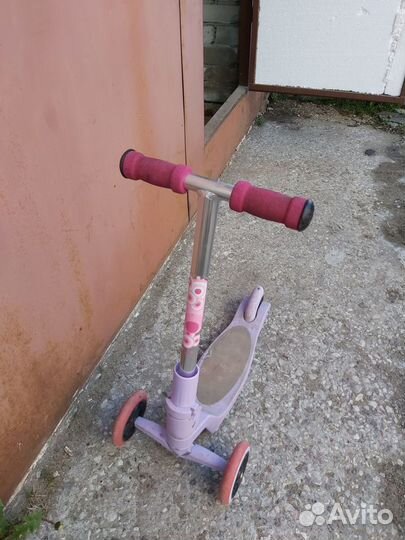Самокат детский трехколесный бу