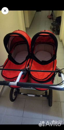Коляска для двойни tfk