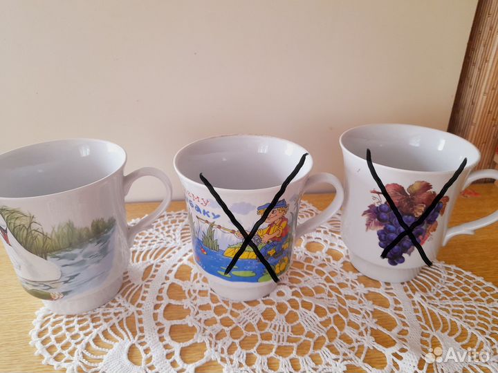 Бокалы на 0,5 л Барановка, Довбыш, Киев СССР - 6шт