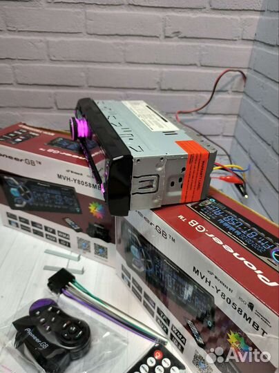 Магнитола в авто 1 din Y8058MBT Bluetooth AUX USB