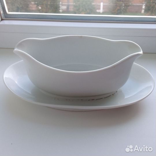 Соусник фаянс СССР