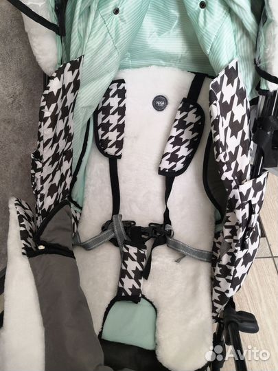 Детские санки коляска с колесами бу