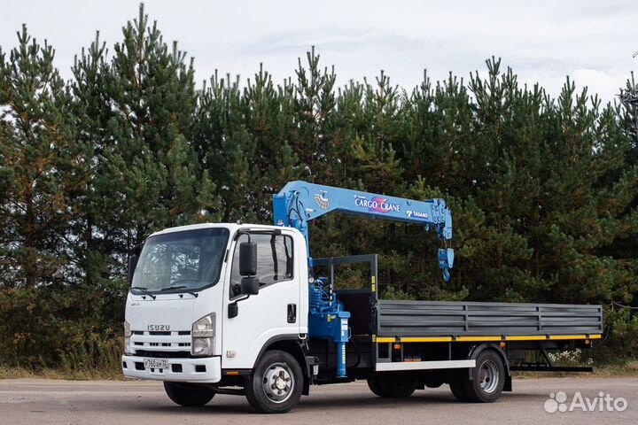 Isuzu Elf (N-series) с КМУ, 2013
