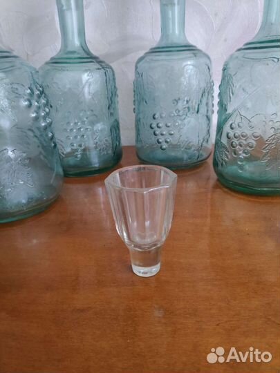 Графины виноград стекло СССР