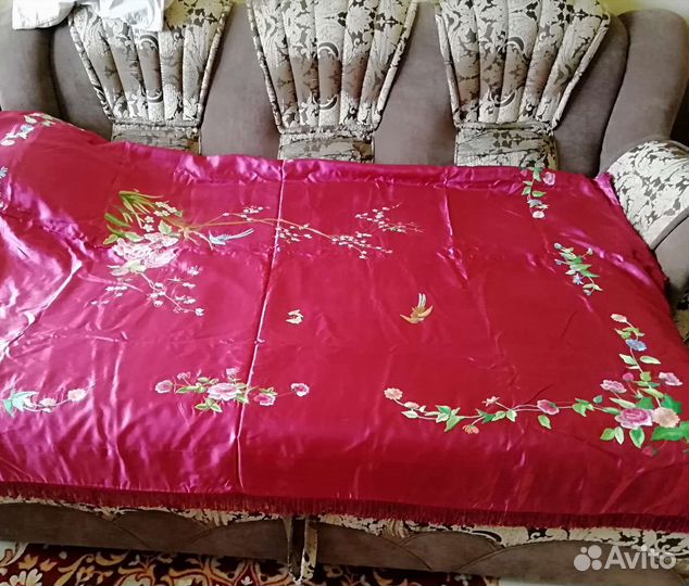 Покрывало шёлковое на 2х сп.кровать