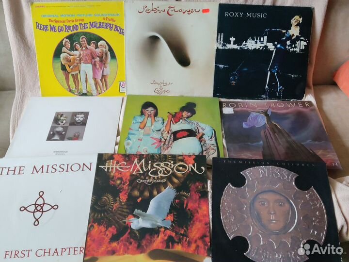 Пластинки виниловые