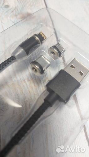 Кабель магнитный 3в1