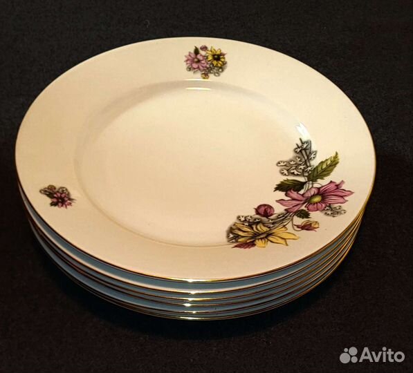 Набор тарелок под второе, старая Чехословакия