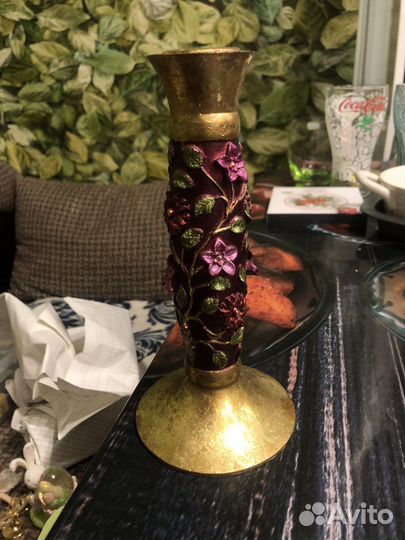 Подсвечник деревянный