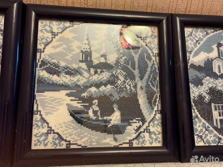 Картина вышитая крестом