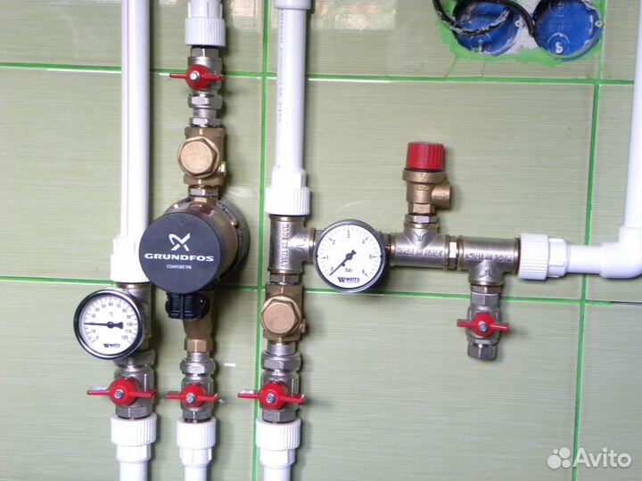 Отопление, тёплый пол, водоснабжение, канализация