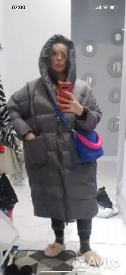Пальто пуховик новое,р 52-56