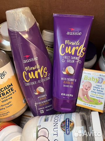 Шампунь + крем для кудрявых волос
