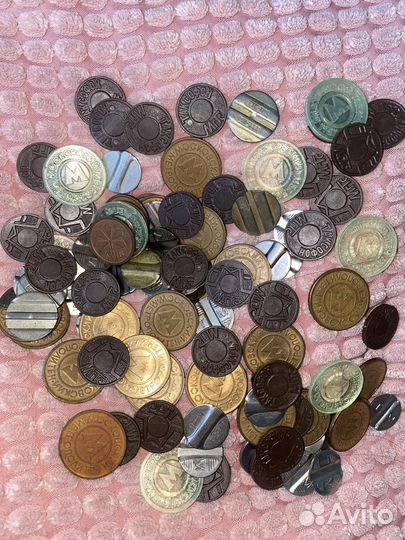 Жетон московского метро жетоны таксофона