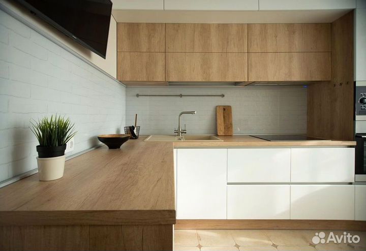 Современная кухня на заказ мдф фасады