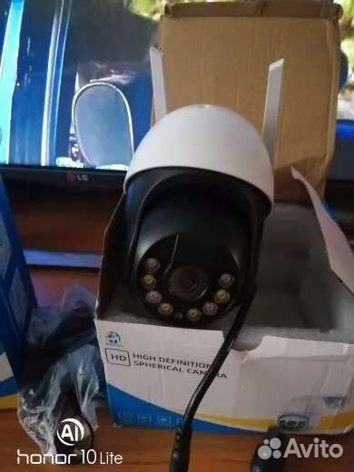 IP камера видеонаблюдения уличная wifi