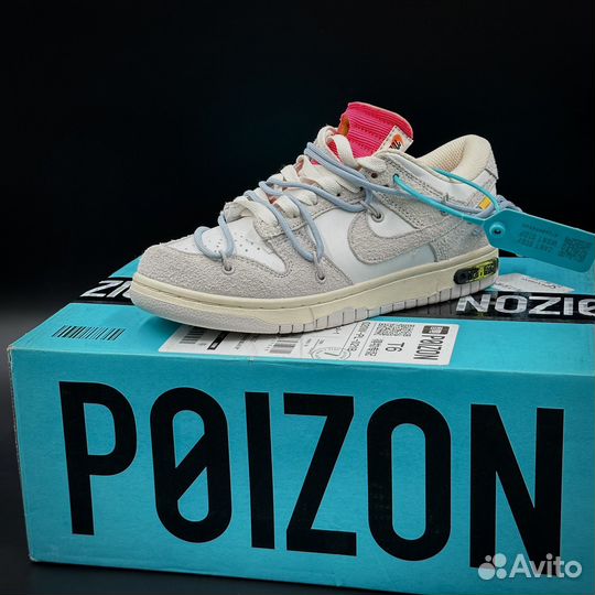 Кроссовки Nike dunk low off white