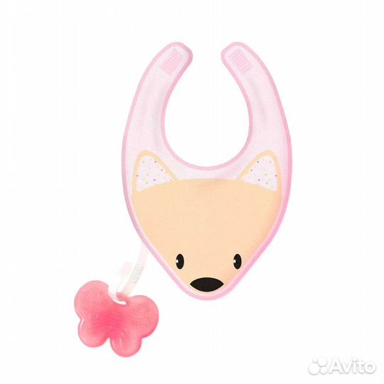 Нагрудник с прорезывателем Fresh 3 в 1 Chicco 340