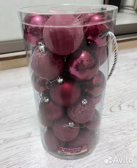 Набор новогодних шаров