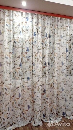 Тюль-лен новая