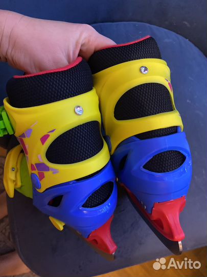 Коньки детские раздвижные 26-29