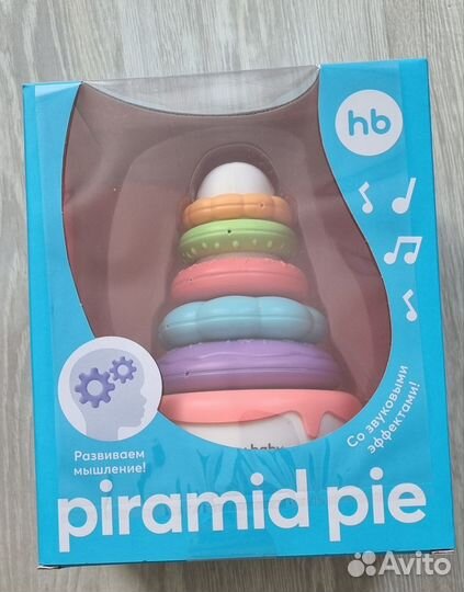 Новая пирамидка-неваляшка happy baby
