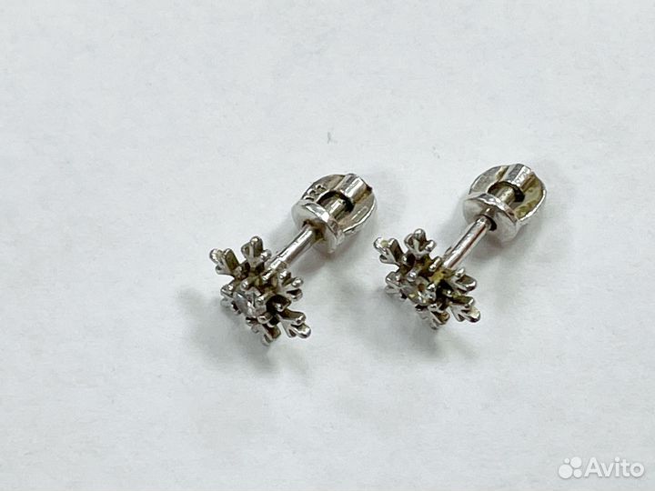 Серебрянные Серьги 925пр 1.09гр