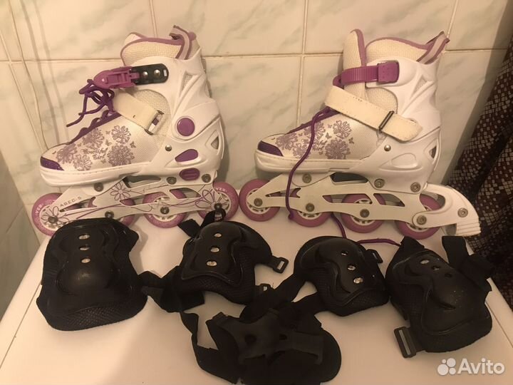 Детские ролики с защитой