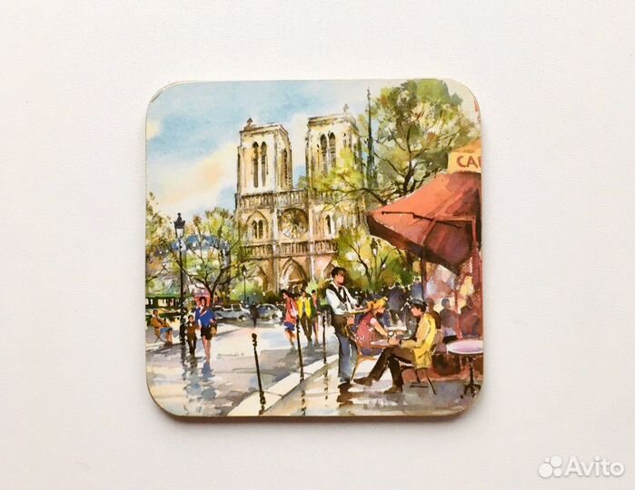 Подставки под бокалы Париж, Майорка, Анапа