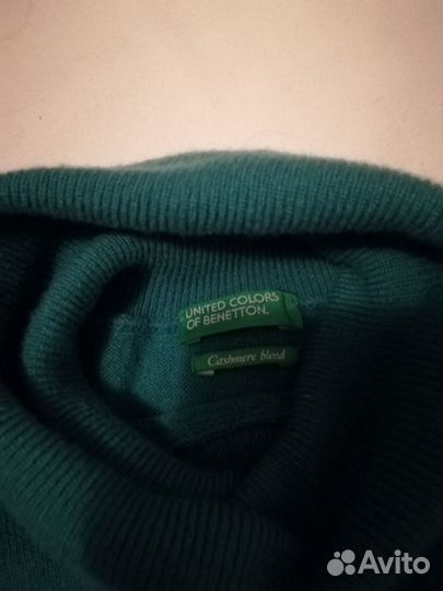 Джемпер/гольф кашемир Benetton/Pieces Uniques