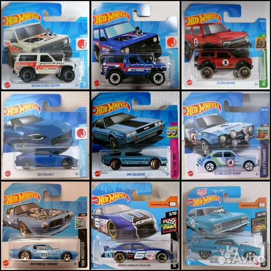 Hot Wheels Chevy, Audi, Ford