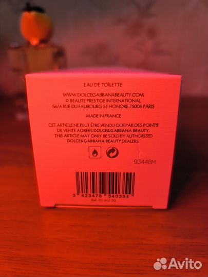 Духи dolce & gabbana lemon