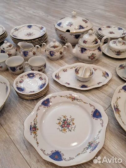 Большой столовый сервиз, Чехословакия, Богемия