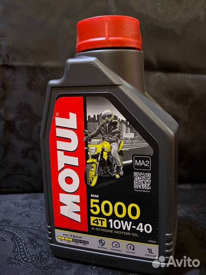 Моторное масло motul 5000 4T 10W-40 RU 1л