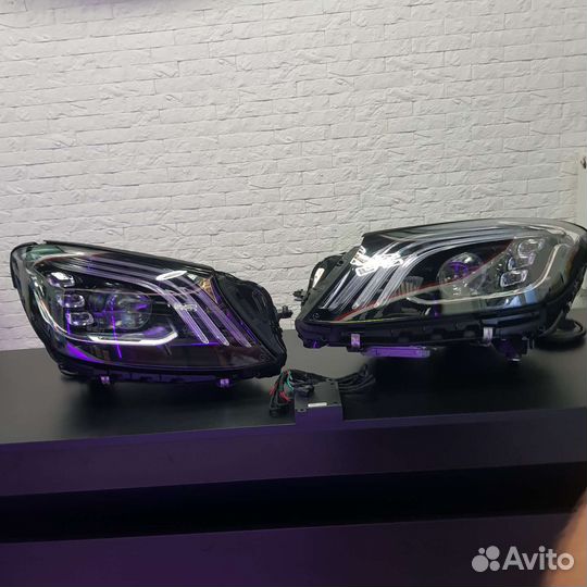 Фары mercedes benz W222 рестайлинг