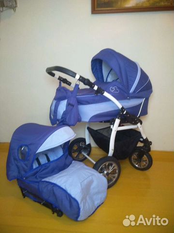 Коляска 2 в 1 indigo Sydney