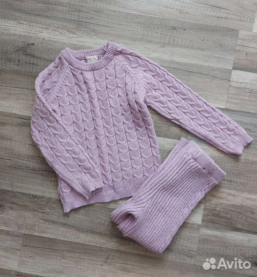 Костюм вязаный для девочки 92-98