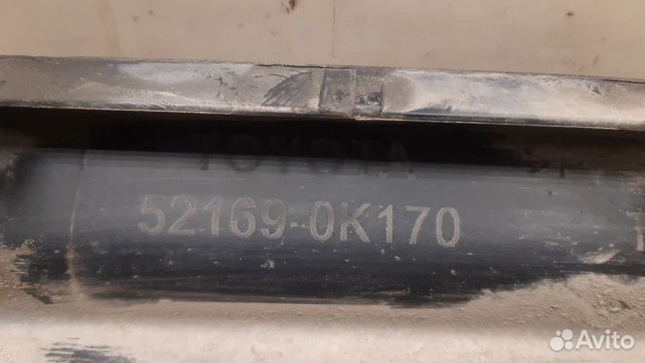 Накладка бампера заднего Toyota Fortuner