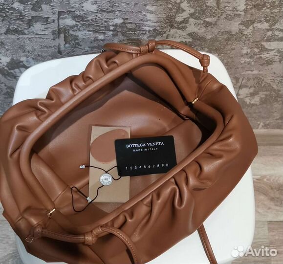 Сумка клатч Bottega Veneta натуральная кожа