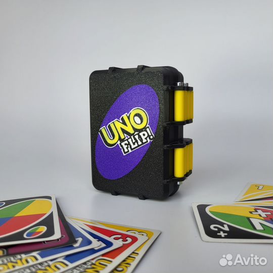 Кейс коробка для карт уно флип UNO Flip