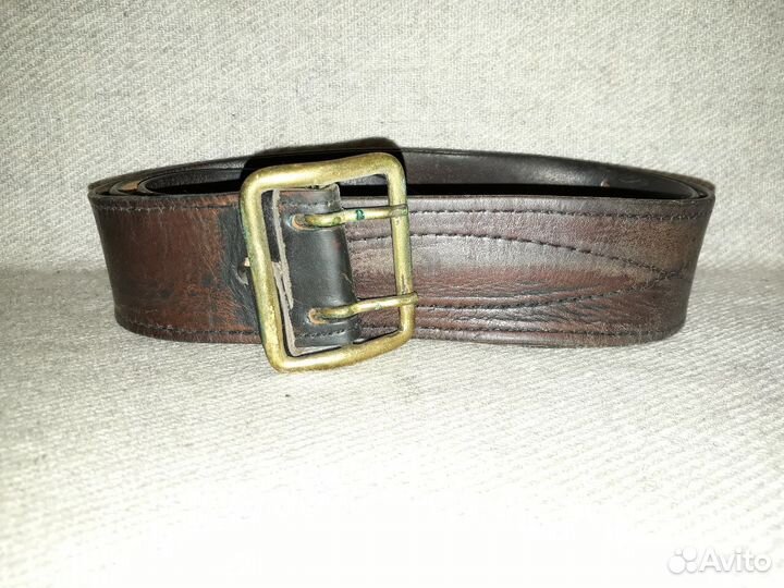 Кожаный офицерский ремень