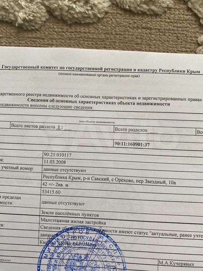 Участок 1 сот. (ИЖС)