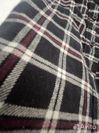 Байковая рубашка uniqlo