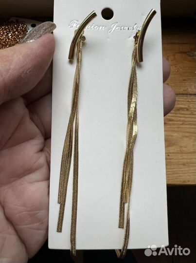 Бижутерия серьги
