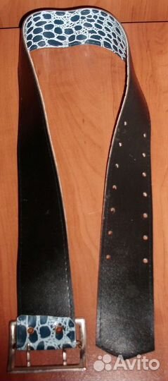 Ремень пятнистый кожзам ширина 5.5 см длина 87 см