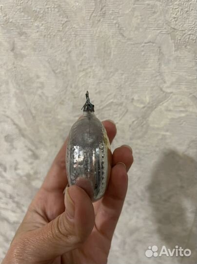 Елочная игрушка СССР часы